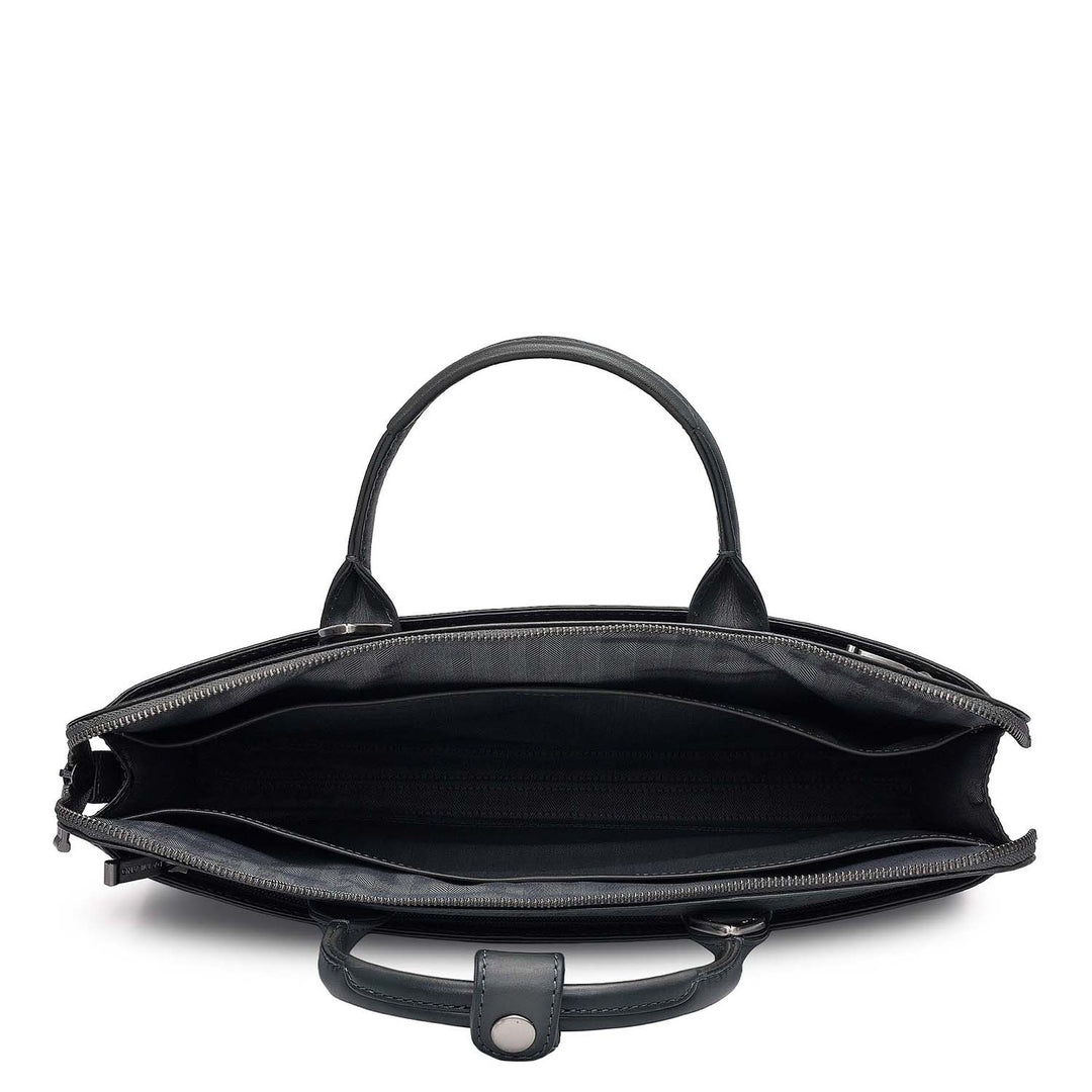 Signato Leather Laptop Sleeve - Grey
