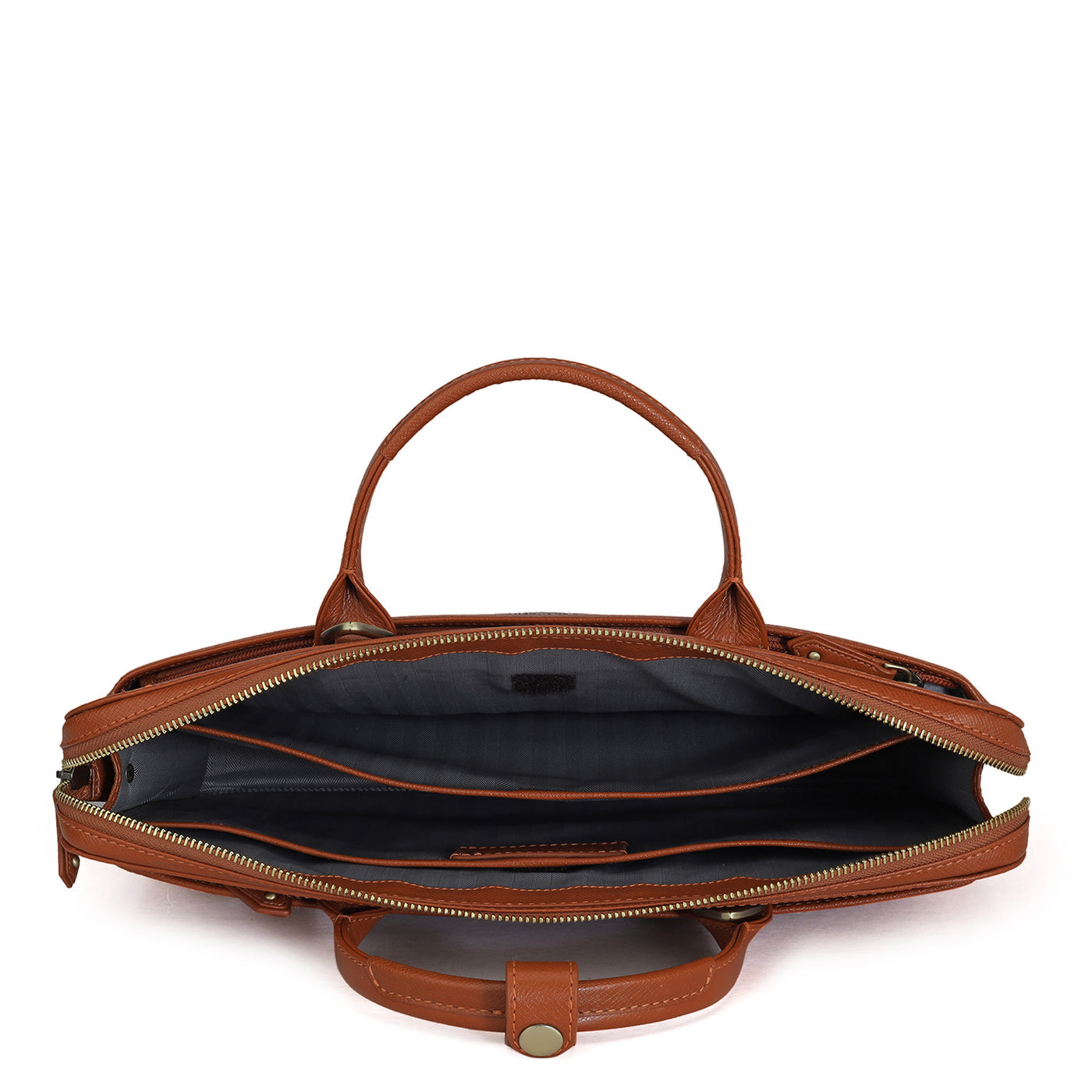Franzy Leather Laptop Sleeve - Rust Orange