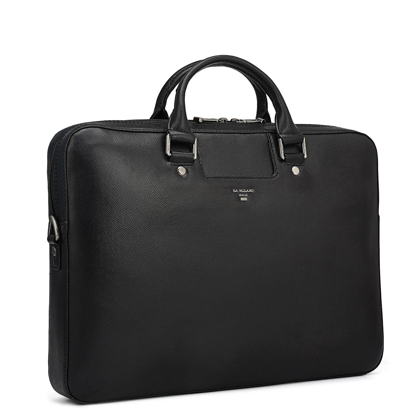 Franzy Leather Laptop Sleeve - Black