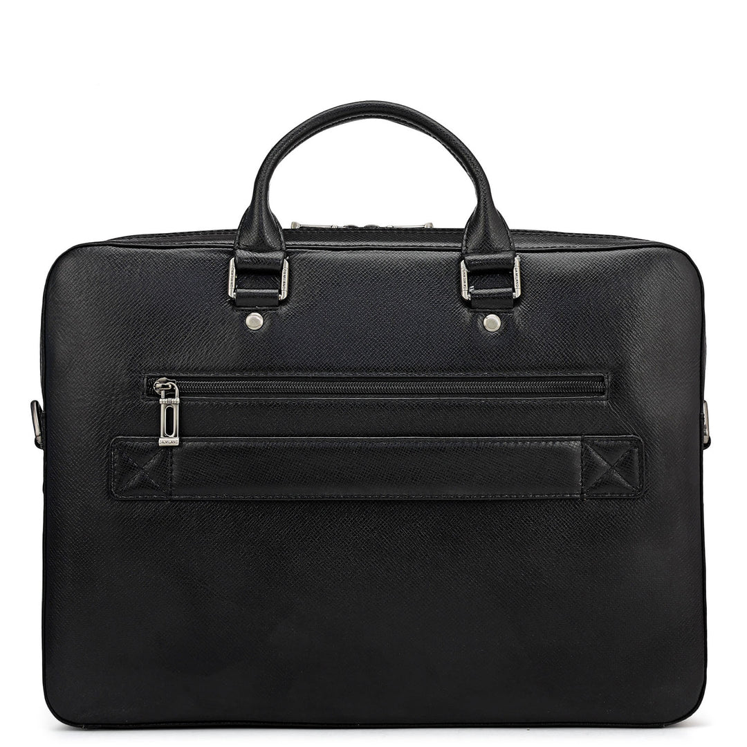 Franzy Leather Laptop Sleeve - Black