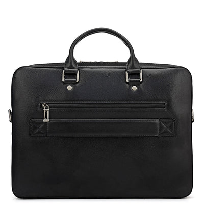 Franzy Leather Laptop Sleeve - Black