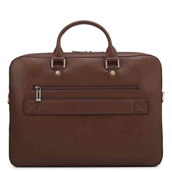 Franzy Leather Laptop Sleeve - Date