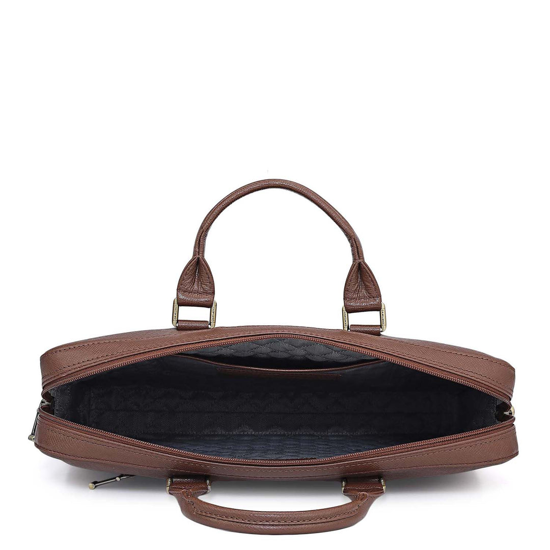 Franzy Leather Laptop Sleeve - Date