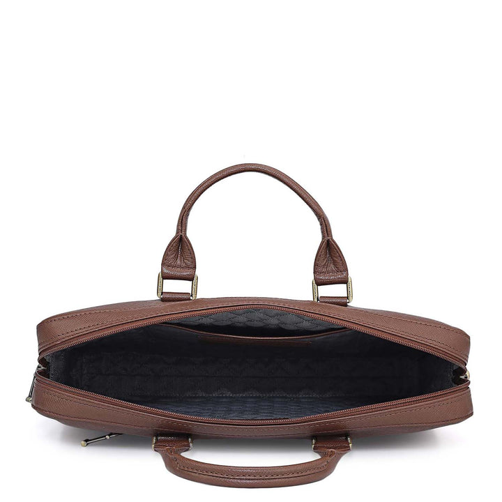 Franzy Leather Laptop Sleeve - Date