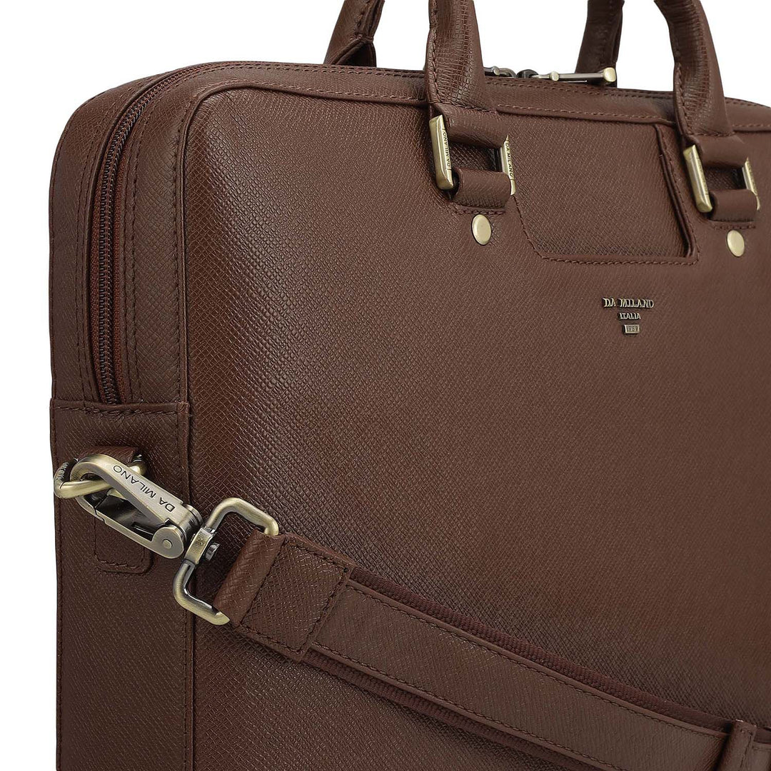Franzy Leather Laptop Sleeve - Date