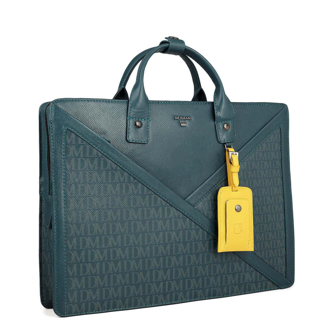 Monogram Franzy Leather Laptop Sleeve - Octane