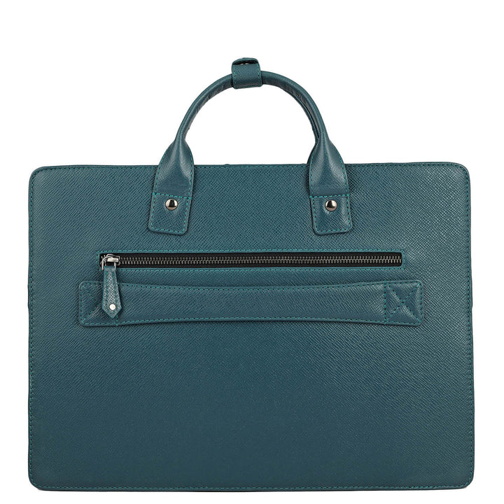 Monogram Franzy Leather Laptop Sleeve - Octane