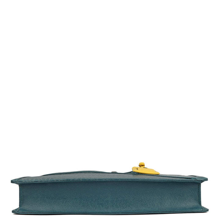 Monogram Franzy Leather Laptop Sleeve - Octane