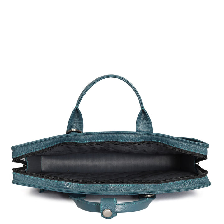 Monogram Franzy Leather Laptop Sleeve - Octane