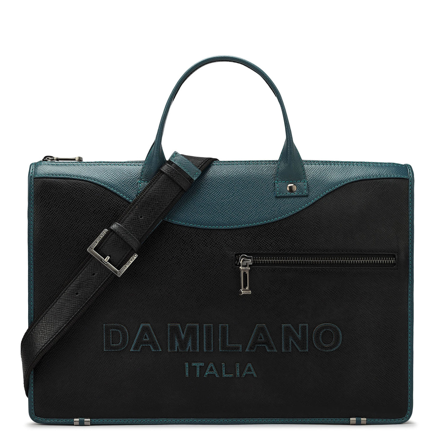 Franzy Leather Laptop Sleeve - Black