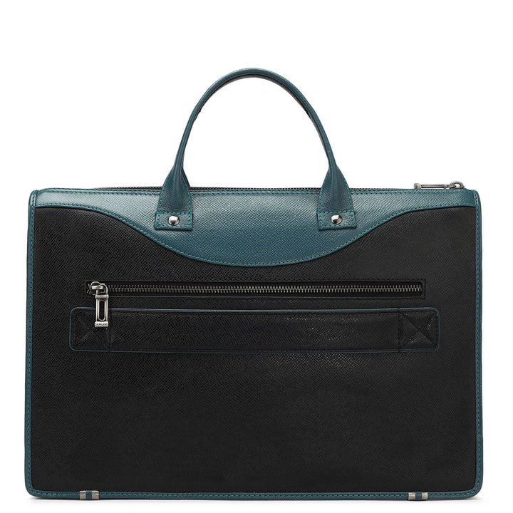 Franzy Leather Laptop Sleeve - Black