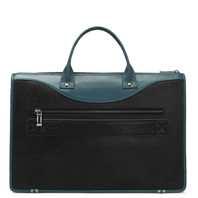 Franzy Leather Laptop Sleeve - Black