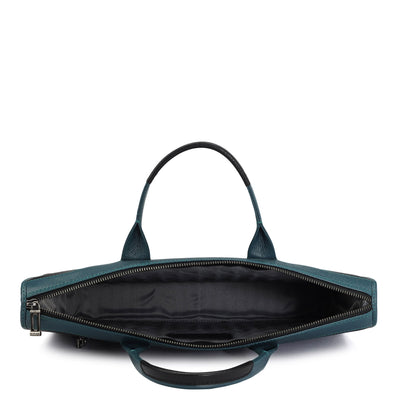 Franzy Leather Laptop Sleeve - Black