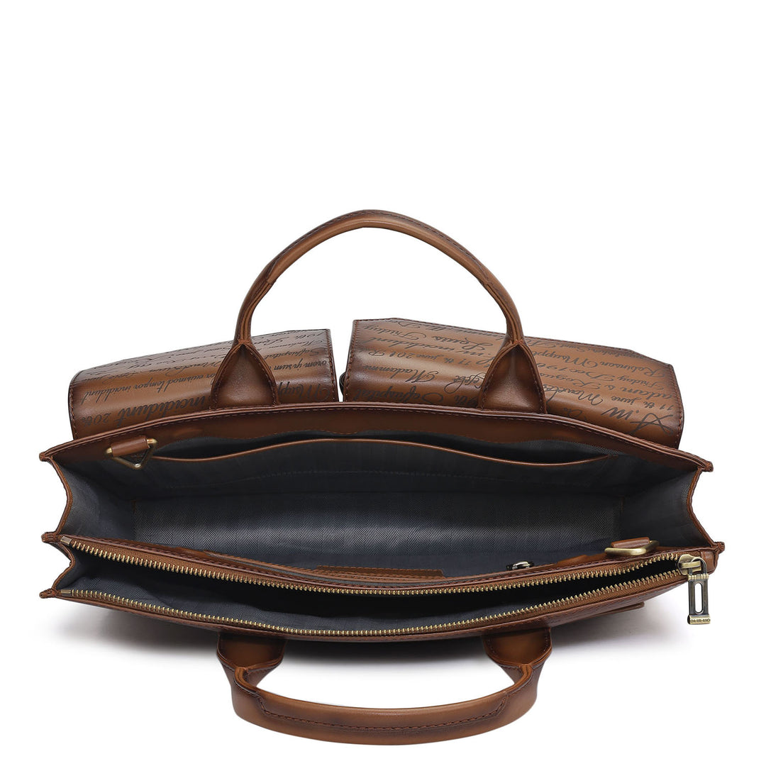 Signato Leather Computer Sleeve - Cognac