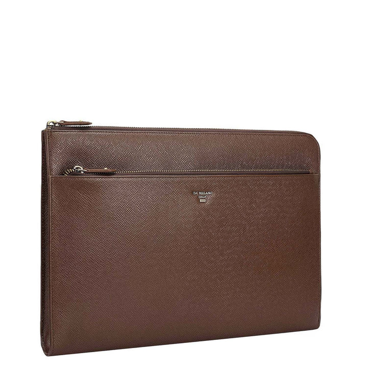 Franzy Leather Laptop Sleeve - Walnut