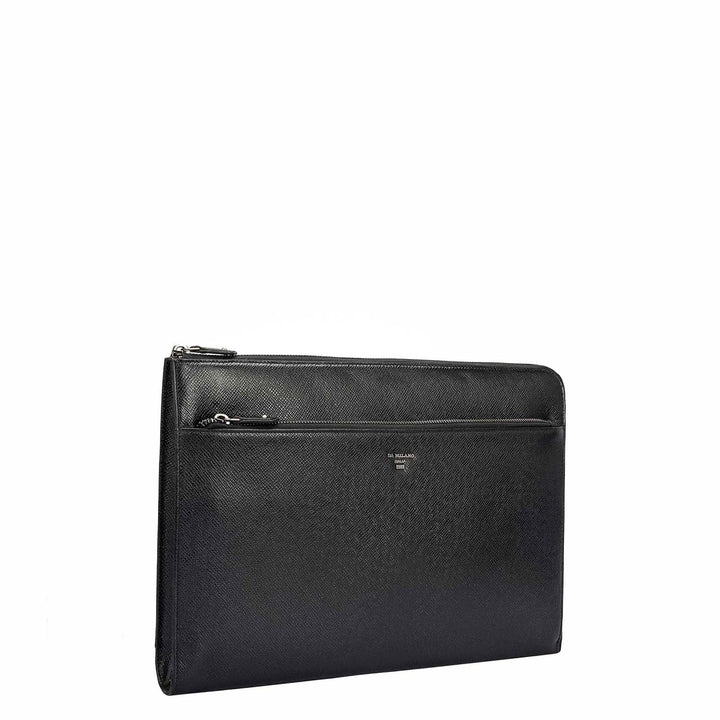 Franzy Leather Laptop Sleeve - Black