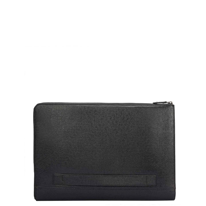 Franzy Leather Laptop Sleeve - Black
