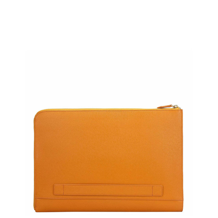 Franzy Leather Laptop Sleeve - Flame