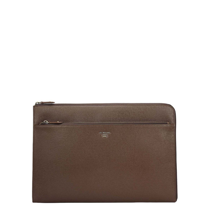 Franzy Leather Laptop Sleeve - Walnut