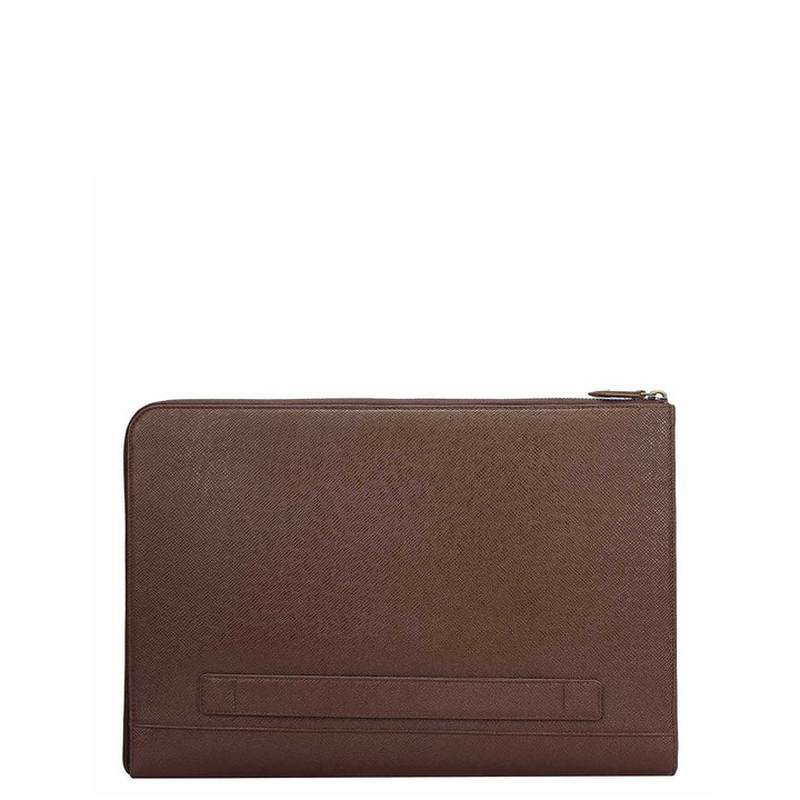 Franzy Leather Laptop Sleeve - Walnut