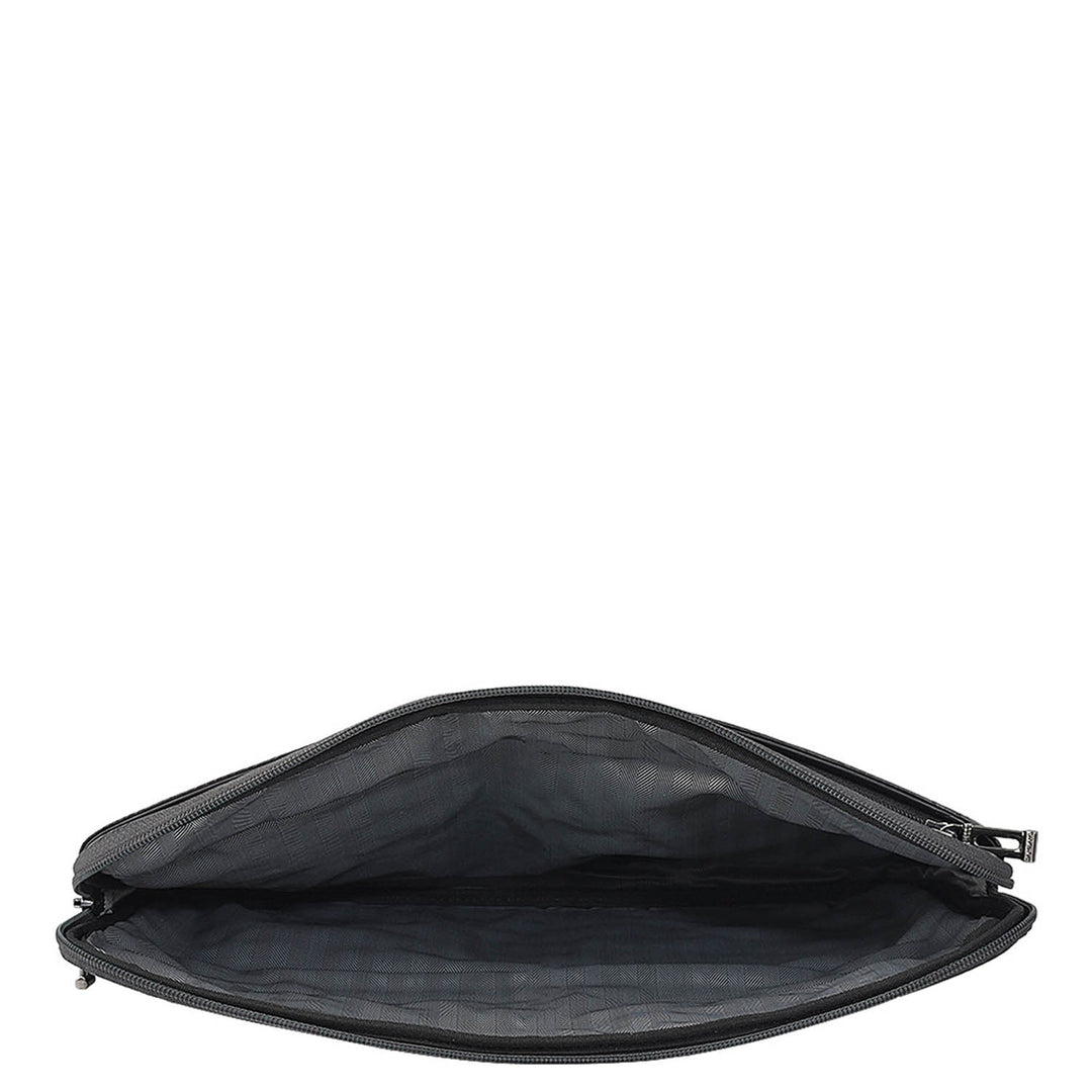 Signato Leather Laptop Sleeve - Grey