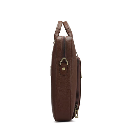 Wax Leather Laptop Sleeve - Espresso