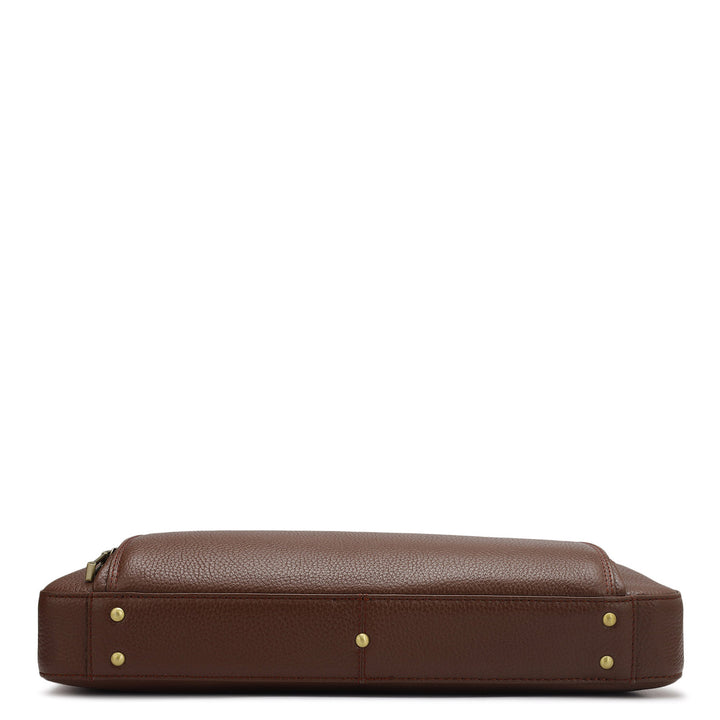 Wax Leather Laptop Sleeve - Espresso