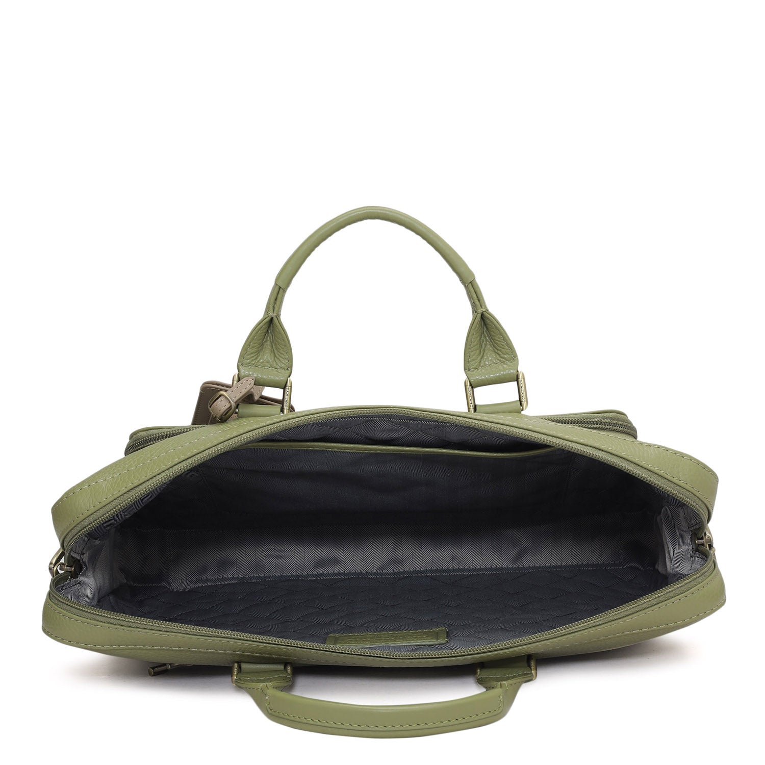 Wax Leather Laptop Sleeve - Fern – Da Milano