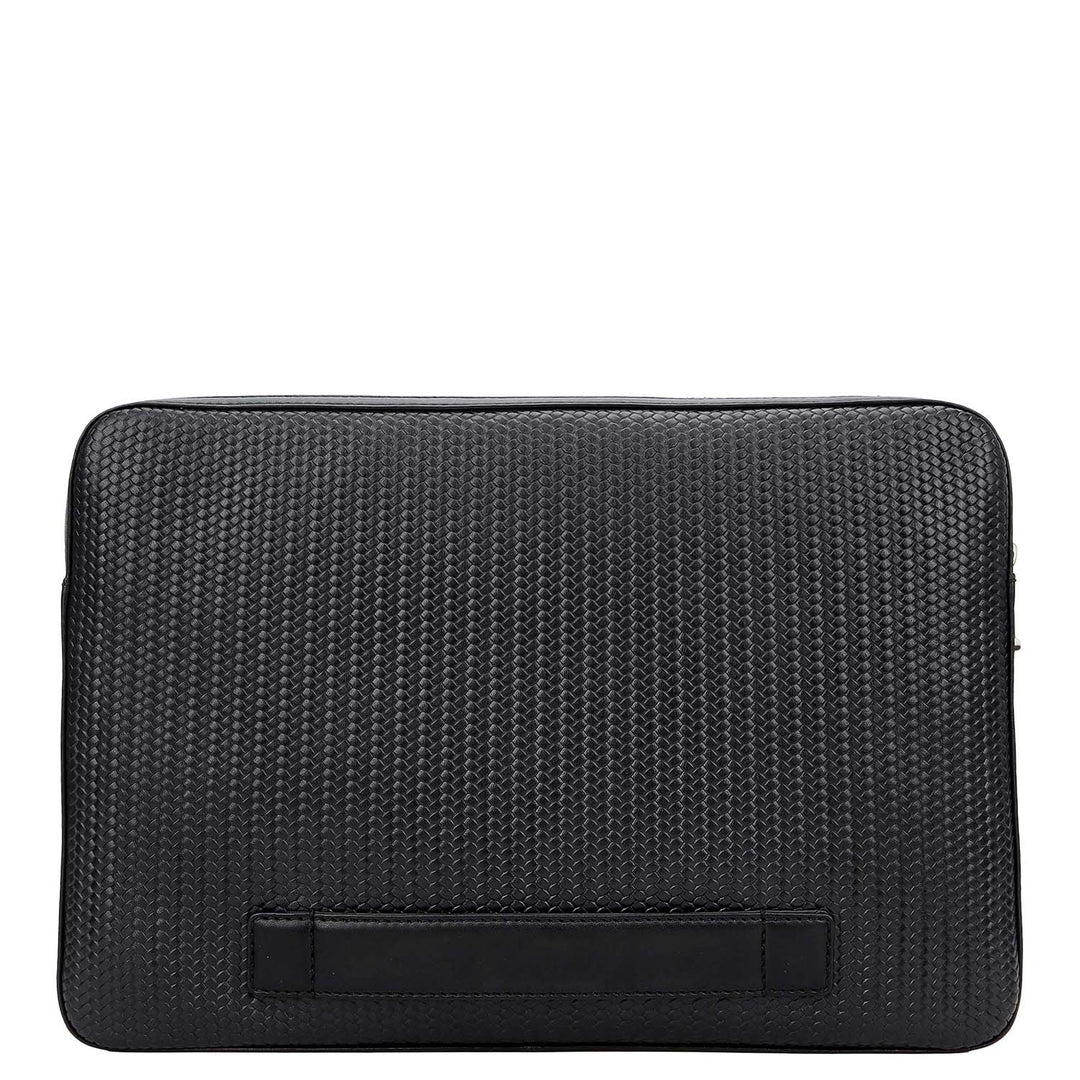 Mat-Weave Laptop Sleeve (M) - Black
