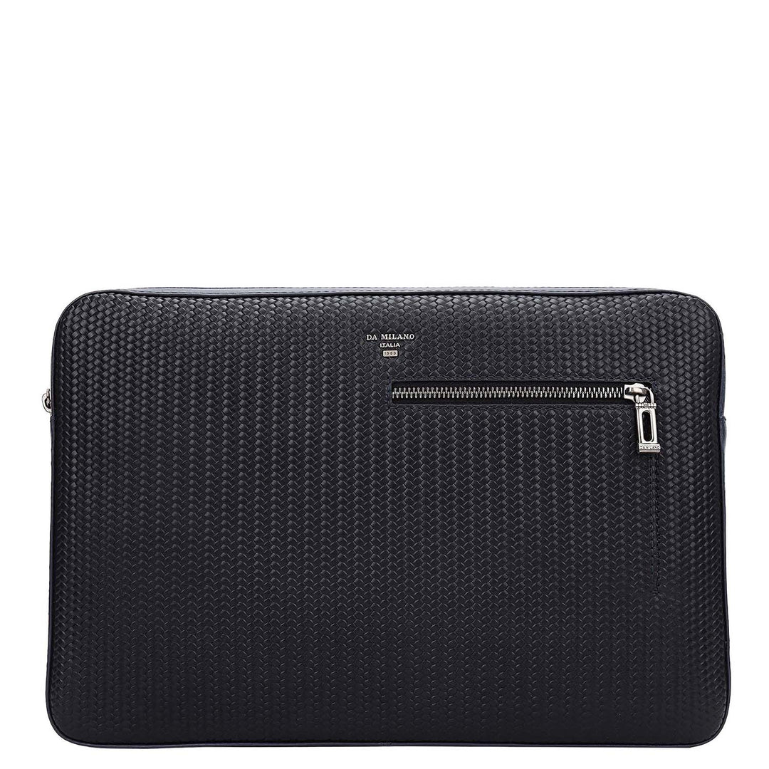 Mat-Weave Laptop Sleeve (M) - Navy