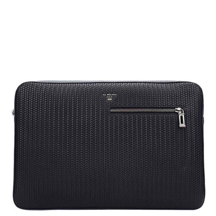 Mat-Weave Laptop Sleeve (M) - Navy