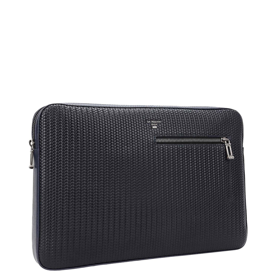 Mat-Weave Laptop Sleeve (M) - Navy