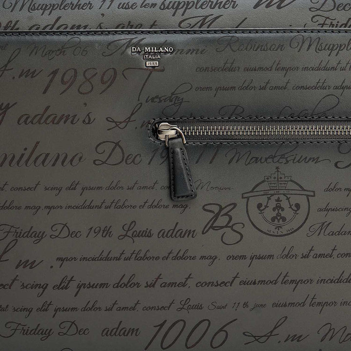 Signato Leather Laptop Sleeve - Grey