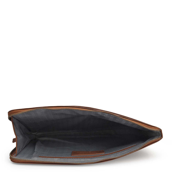 Signato Leather Laptop Sleeve - Cognac