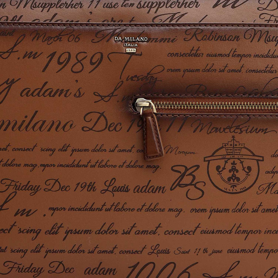 Signato Leather Laptop Sleeve - Cognac