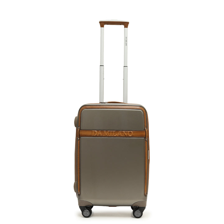 Emboss Cabin PC Trolley (S) - Champagne & Cognac