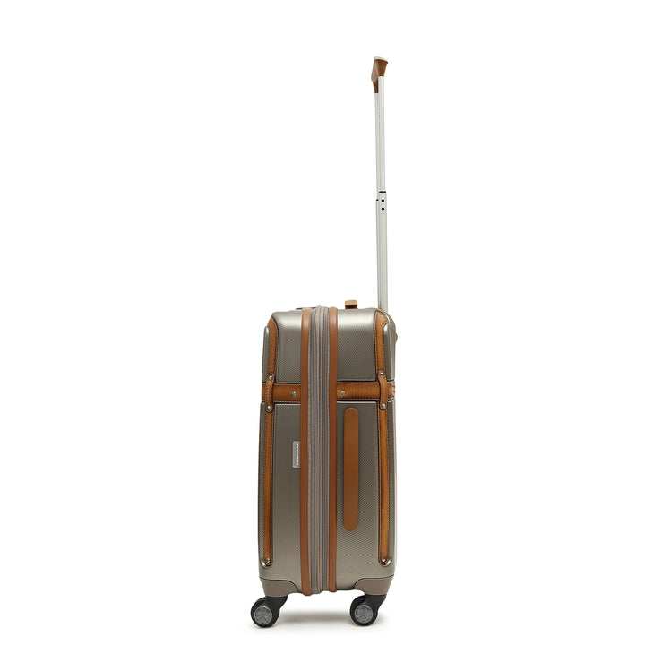Emboss Cabin PC Trolley (S) - Champagne & Cognac