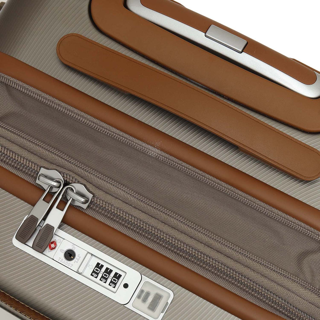 Emboss Cabin PC Trolley (S) - Champagne & Cognac