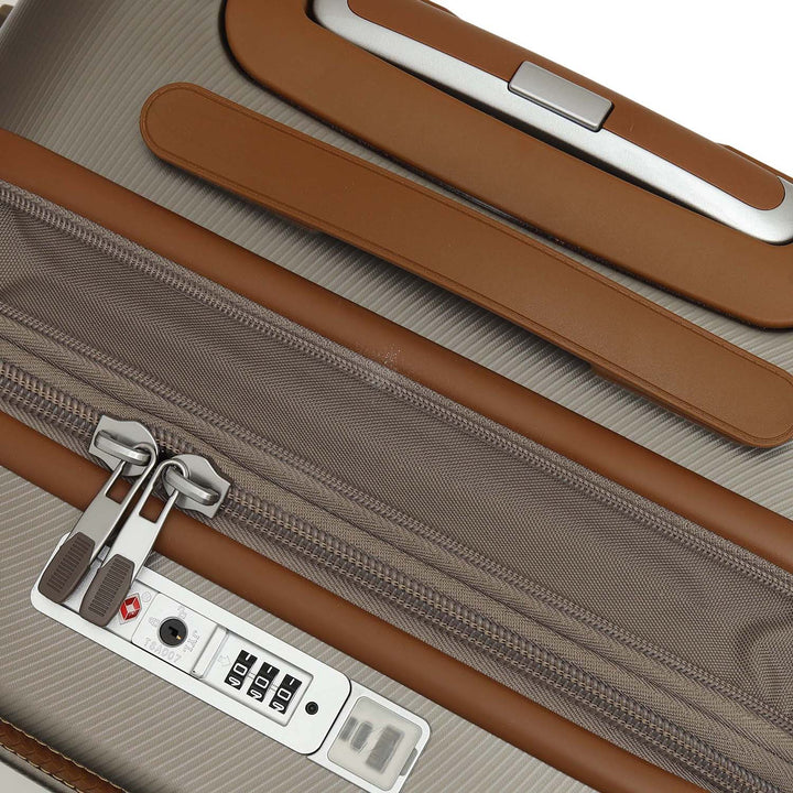 Emboss Cabin PC Trolley (S) - Champagne & Cognac