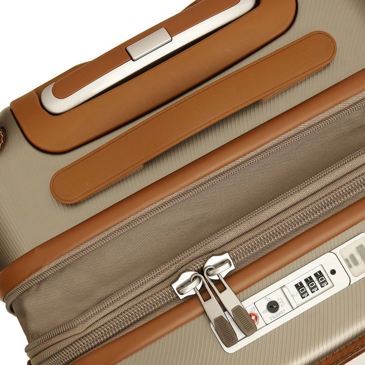 Mat-Emboss Cabin PC Trolley (S) - Champagne & Cognac