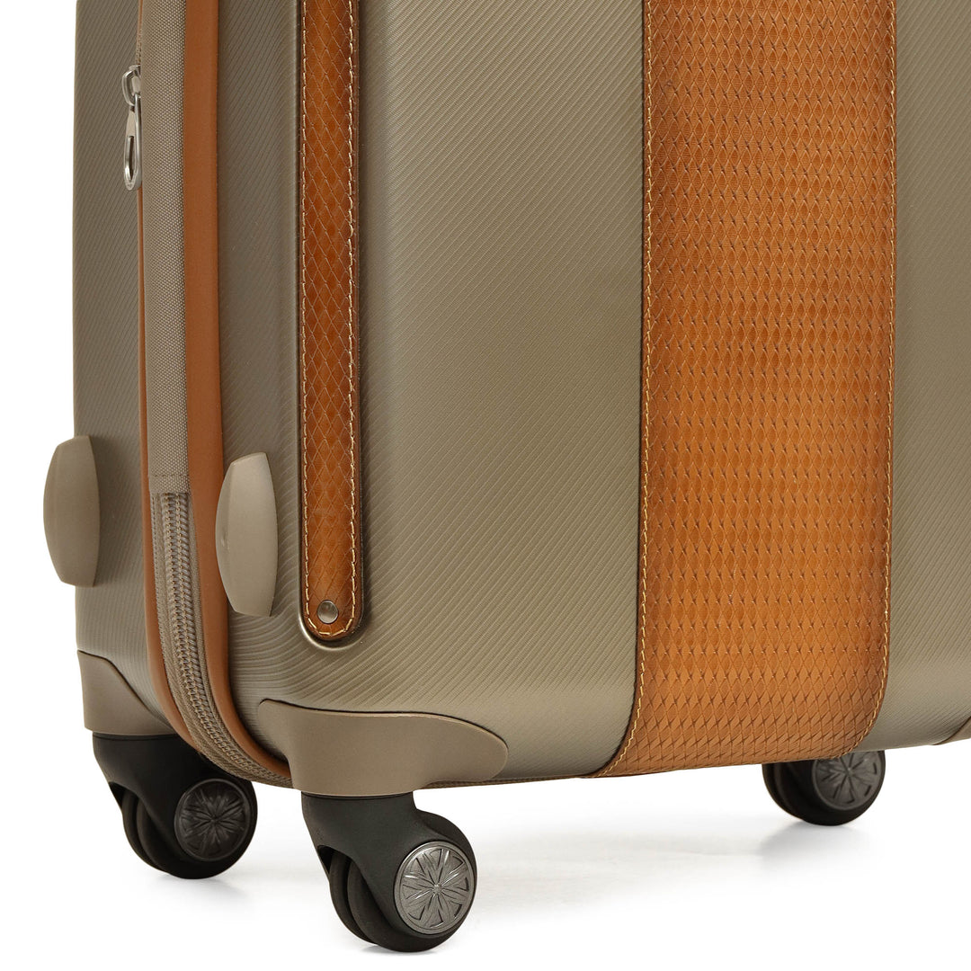 Mat-Emboss Cabin PC Trolley (S) - Champagne & Cognac