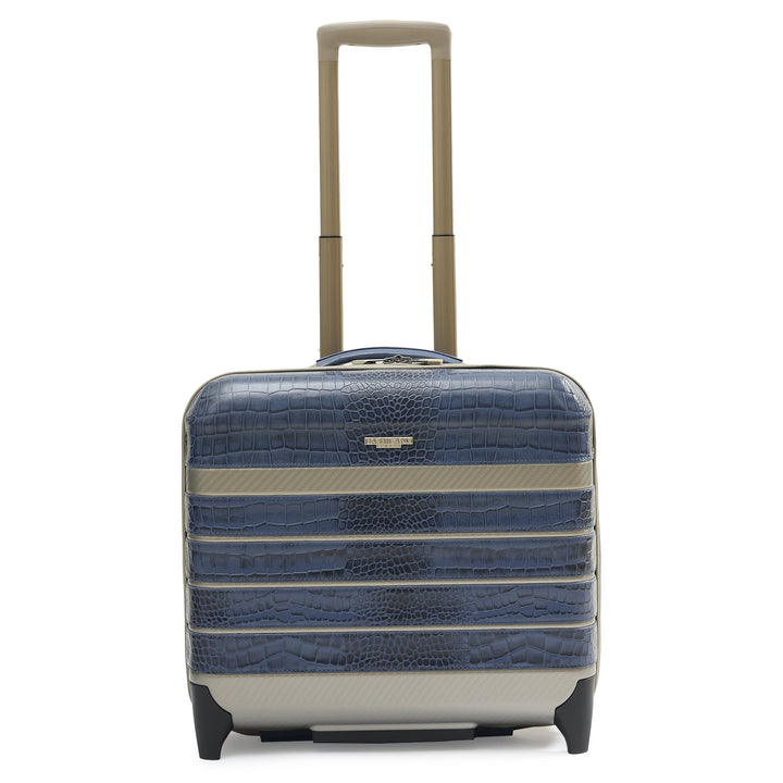 PC Croco Leather Overnighter Trolley - Stardust