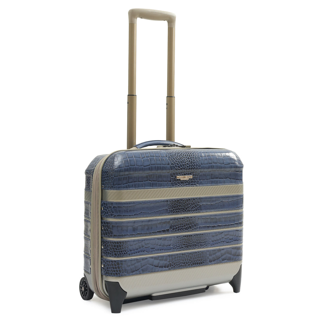 PC Croco Leather Overnighter Trolley - Stardust