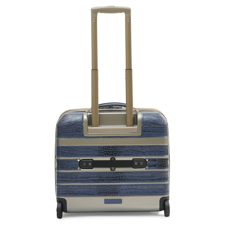 PC Croco Leather Overnighter Trolley - Stardust