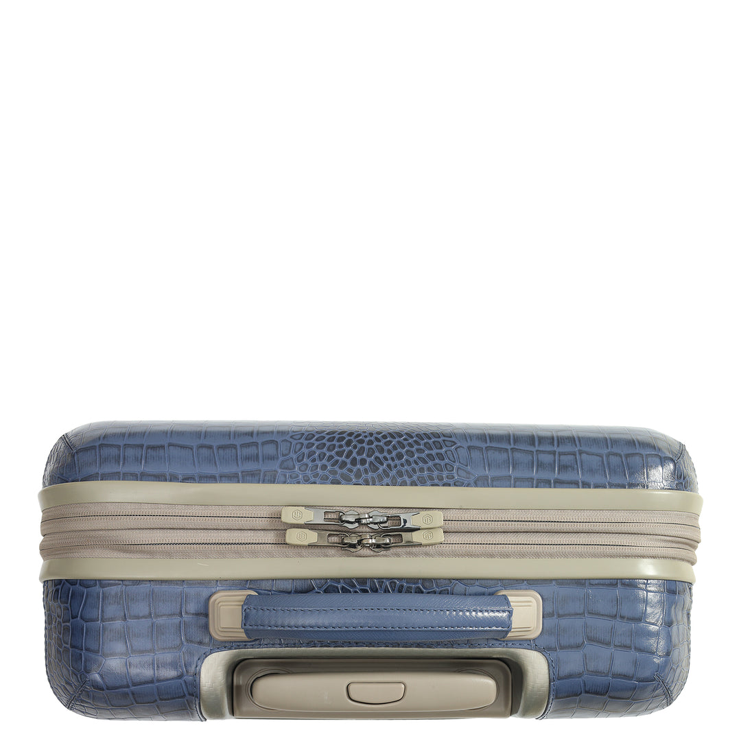PC Croco Leather Overnighter Trolley - Stardust