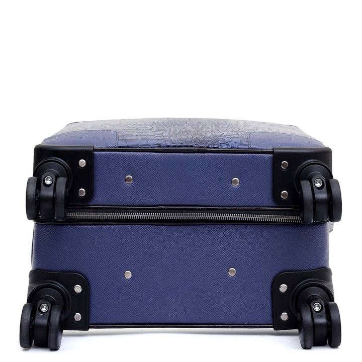 Croco Franzy Leather Trolley - Stardust