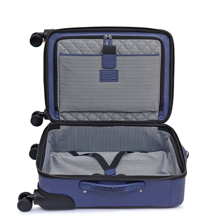 Croco Franzy Leather Trolley - Stardust