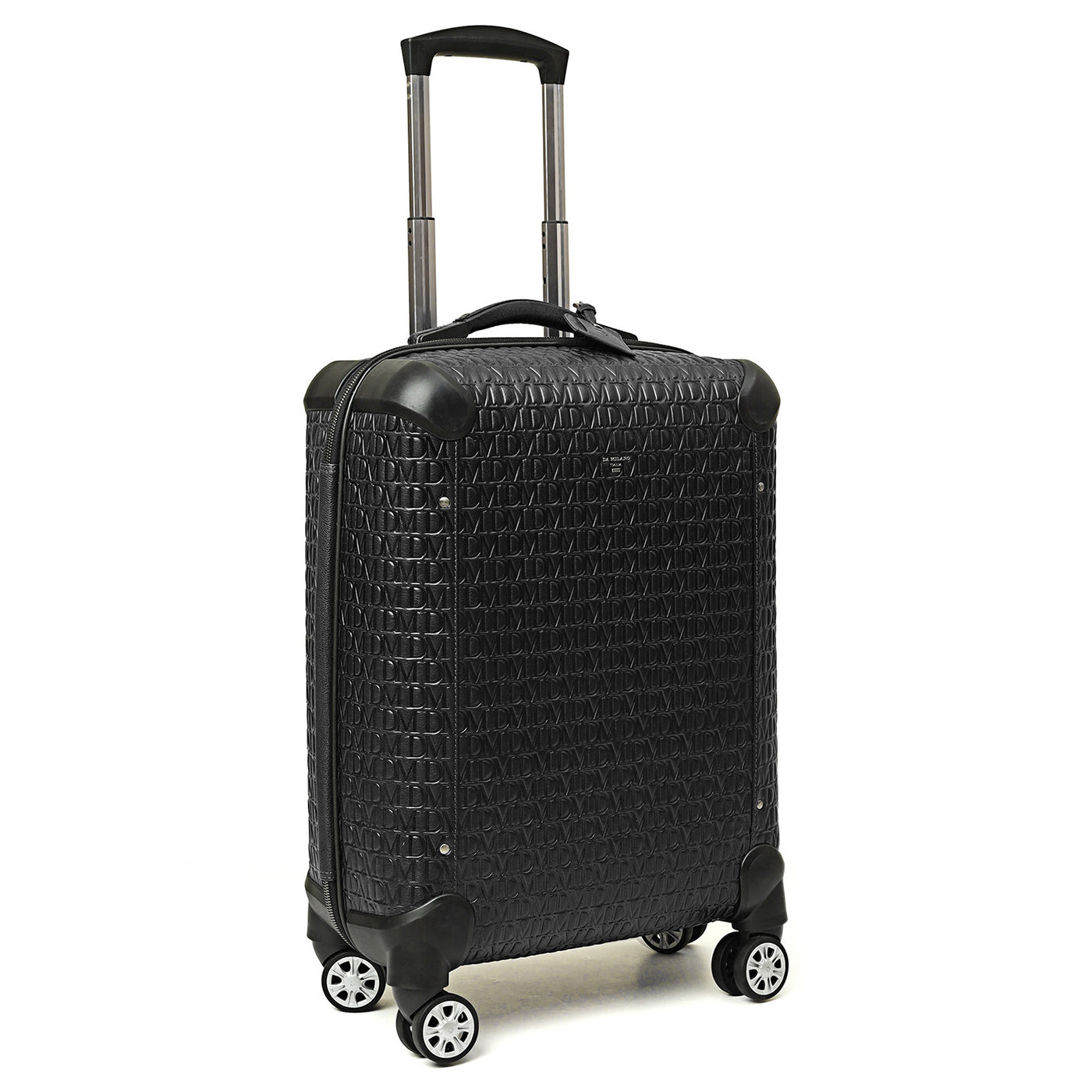Monogram Leather Trolley - Black