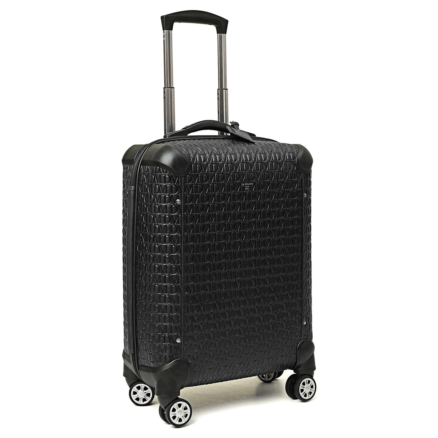 Monogram Leather Trolley - Black