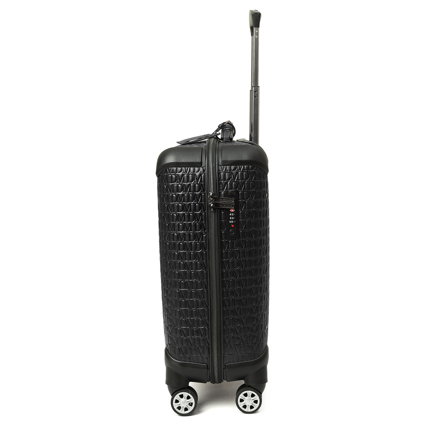 Monogram Leather Trolley - Black